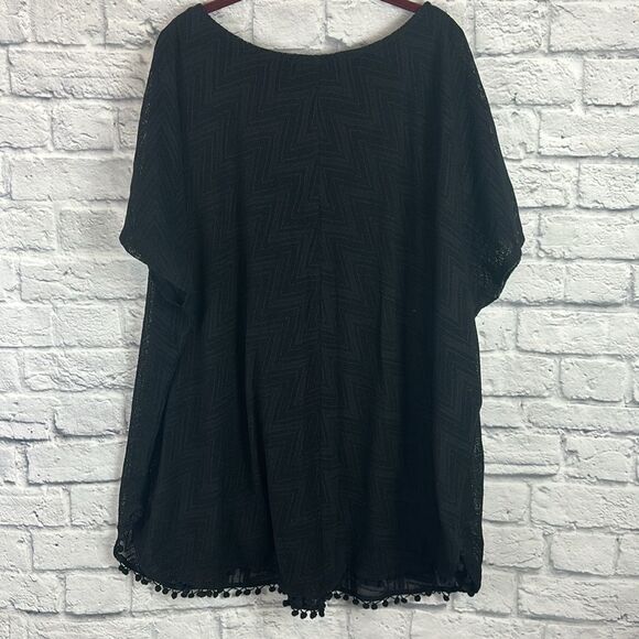 Anywear By Catherine’s Black Layered Tank Size 2X/3X - Picture 6 of 6